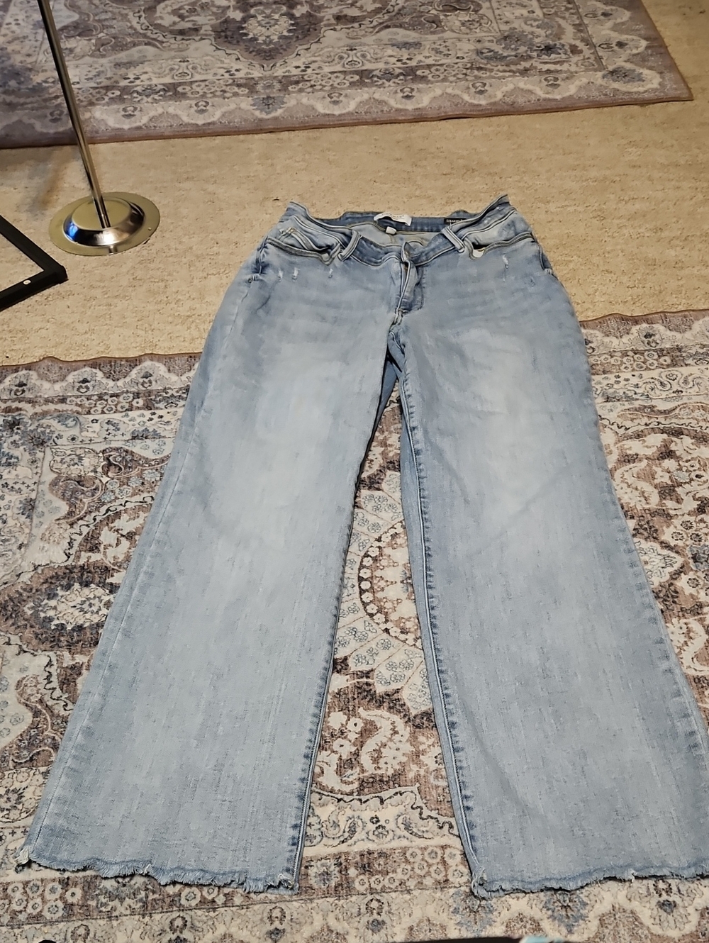 Judy Blue Light Blue Wide Leg Straight Fit Jeans